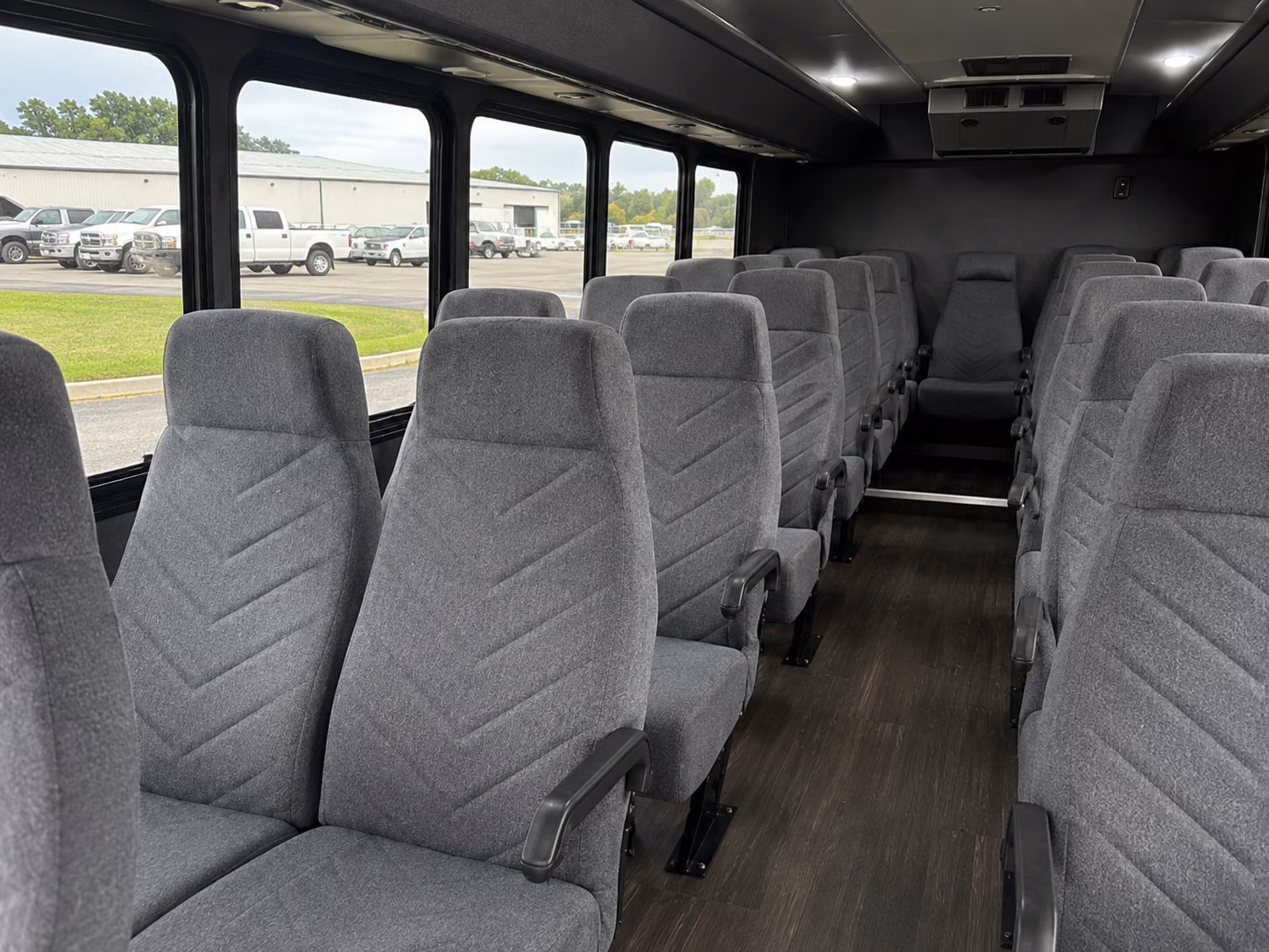 southfield 15 passenger minibus inside
