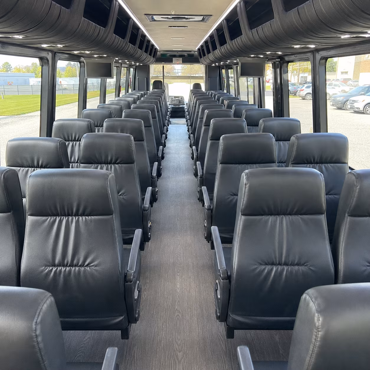southfield 30 passenger minibus interior