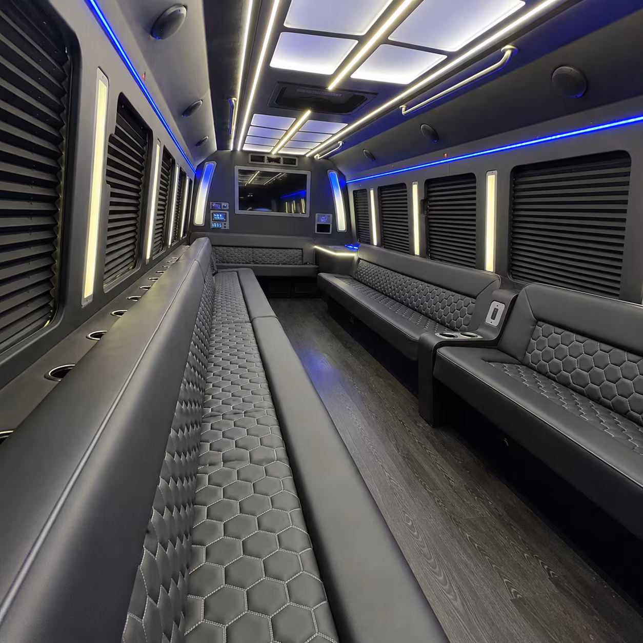 southfield party bus interior
