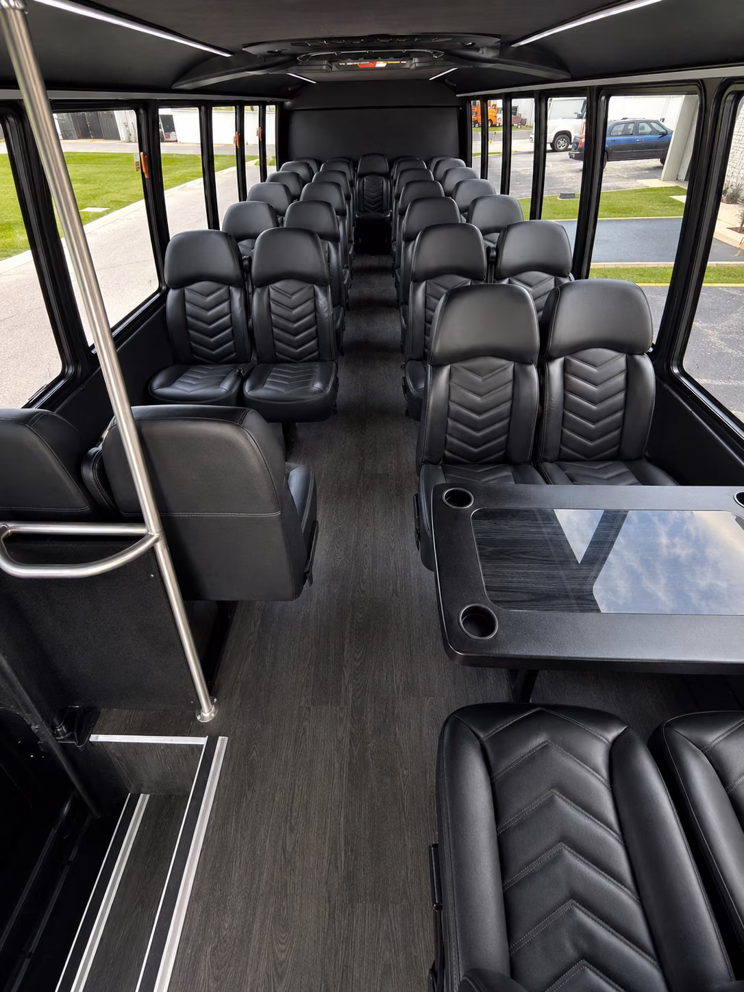 southfield sporting event transportation onboard seating